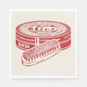 Serviette En Papier Chaussure rouge