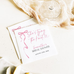 Serviette En Papier Chaussures Bow Roses Attachant La Fête des mariées