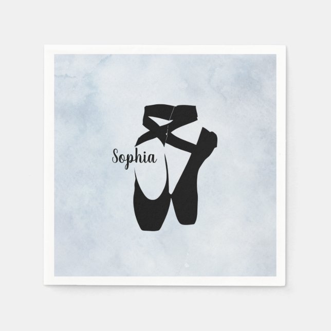 Serviette En Papier Chaussures de ballet Design Papier serviettes (Devant)