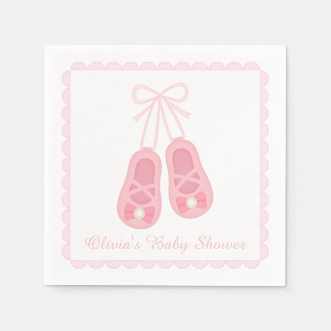 Serviette En Papier Chaussures fille mignonne Ballerina Fournitures de (Devant)