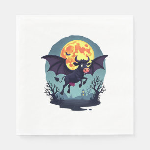 Serviette En Papier Chauve-souris à minuit