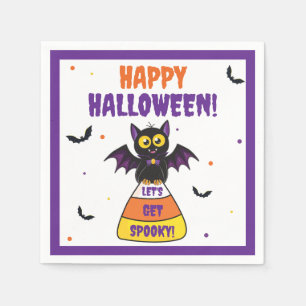 Serviette En Papier Chauve-souris vampire mignonne Halloween bonbons m