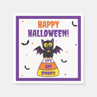 Serviette En Papier Chauve-souris vampire mignonne Halloween bonbons m