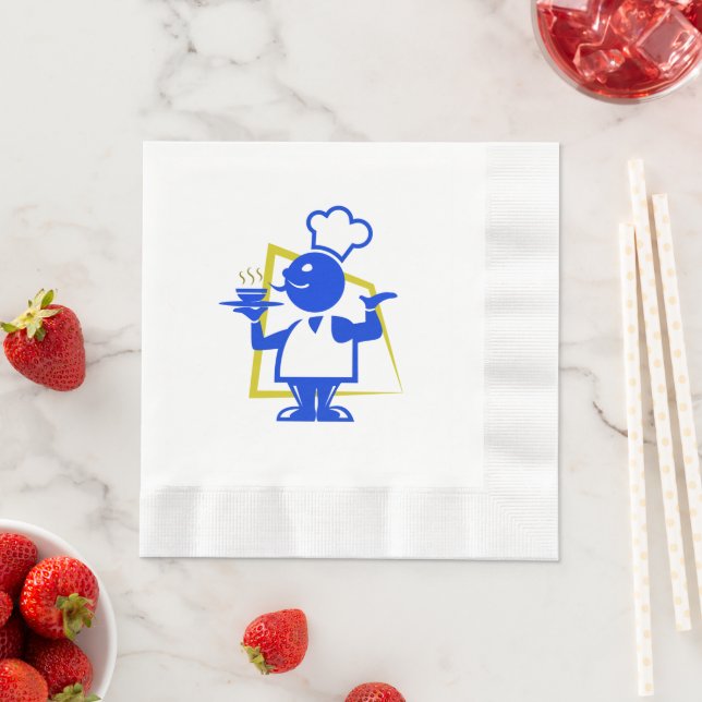 Serviette En Papier Chef (En situation)