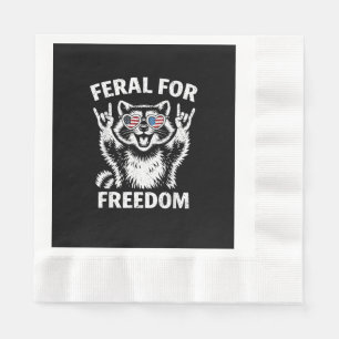 Serviette En Papier Chemise 4 juillet Liberté Patriotique Hommes Femme