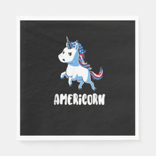 Serviette En Papier Chemise Americorn Fière d'être Américaine Chemise