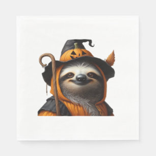 Serviette En Papier Chemise classique Sloth Halloween
