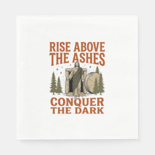 Serviette En Papier Chemise de citation de grotte de résurrection vint