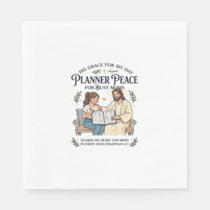 Serviette En Papier Chemise de planificateur de maman à domicile Jésus