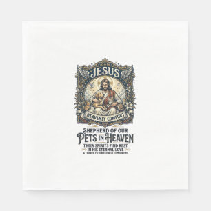 Serviette En Papier Chemise de souvenir commémoratif pour animal de co