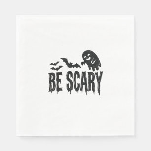 Serviette En Papier Chemise Halloween Chauve-Souris Fantôme Vintage Ef