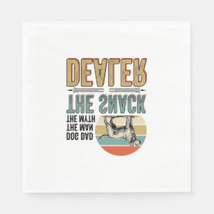 Serviette En Papier Chemise pour amoureux de chiens vintage - Fourniss