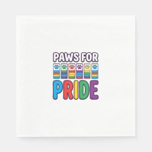 Serviette En Papier Chemise pour amoureux des animaux à empreinte de p