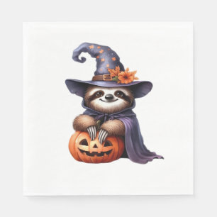 Serviette En Papier Chemise T classique Sloth Halloween
