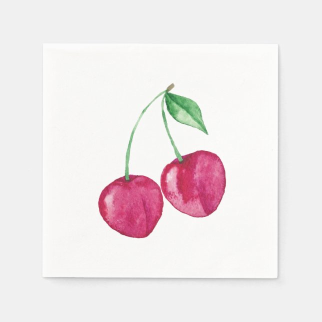 Serviette En Papier Cherry (Devant)