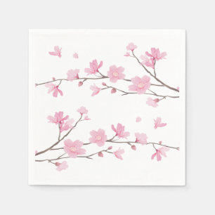 Serviette En Papier Cherry Blossom - Arrière - plan transparent