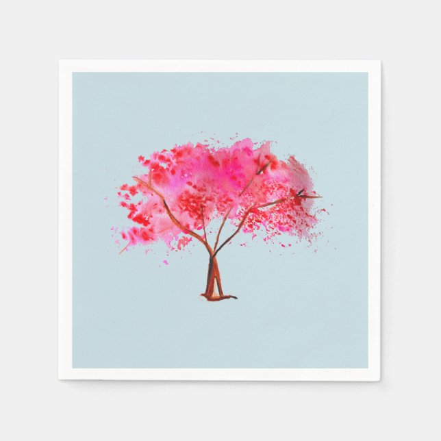 Serviette En Papier Cherry Blossom art maison (Devant)
