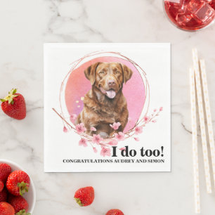 Serviette En Papier Chesapeake Bay Retriever Moi Aussi Photo de Chien