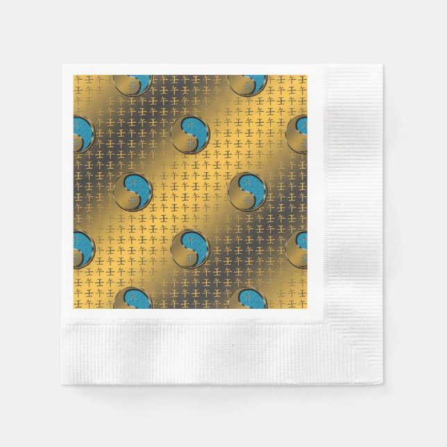 Serviette En Papier Cheval d'eau (Devant)