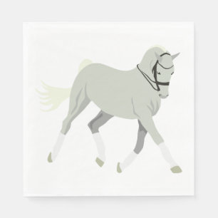 Serviette En Papier Cheval Occidental Cowboy Équestre Cowgirl Ferme