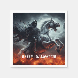 Serviette En Papier Cheval pâle et la mort Halloween