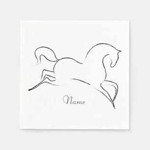 Serviette En Papier Cheval sauvage Thunder_Cove