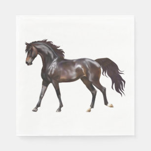 Serviette En Papier Cheval Western Country Cowboy Équestre Cowgirl