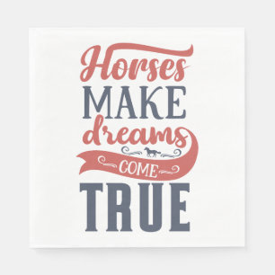 Serviette En Papier Cheval Western Country Cowboy Équestre Cowgirl