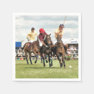 SERVIETTE EN PAPIER CHEVAUX SPORTIFS