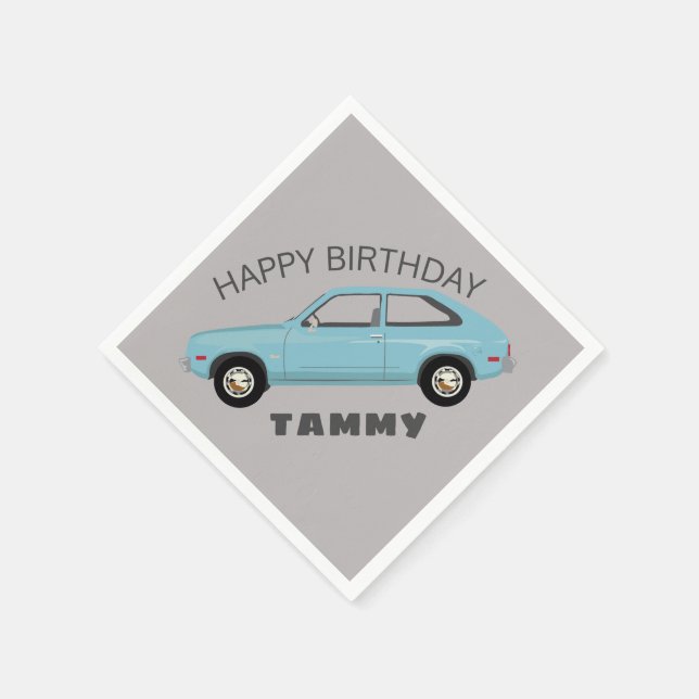 Serviette En Papier Chevrolet Vette retro classic (Coin)