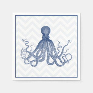 Serviette En Papier Chevron Octopus LT