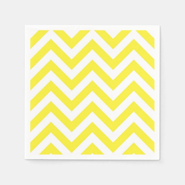 Serviette En Papier Chevron Zig Zag (Devant)