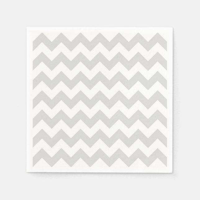 Serviette En Papier Chevron Zig-Zag (Devant)