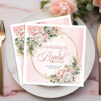 Chic Fleurs Rose Pâle Aquarelle pour Enterrement d