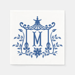 Serviette En Papier Chic Pagode Monogram M Napkins