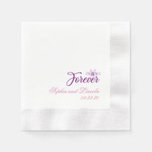 Chic Purple Pur Mariage Floral