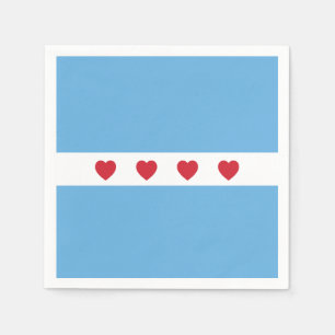 Serviette En Papier Chicago Love   Serviettes   Papier