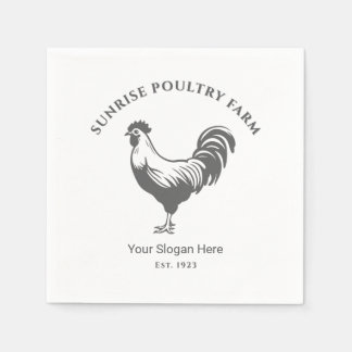 Serviette En Papier Chicken Farm Paper Napkin