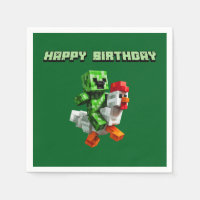 Chicken Jockey Funny Gaming Block Party