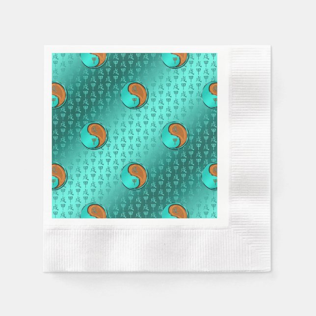 Serviette En Papier Chien de Bois (Devant)