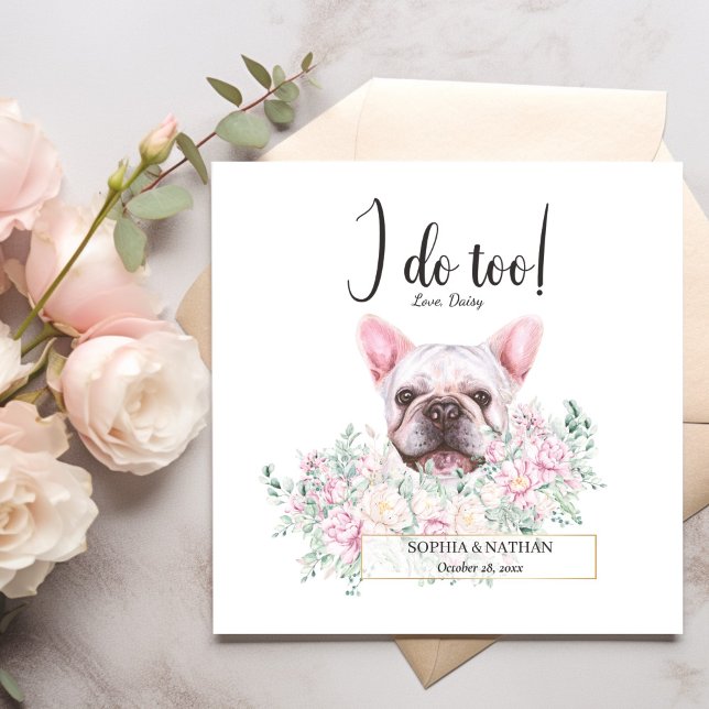 Serviette En Papier Chien de Chien de Chien Mariage Cocktail  serviett (Créateur téléchargé)