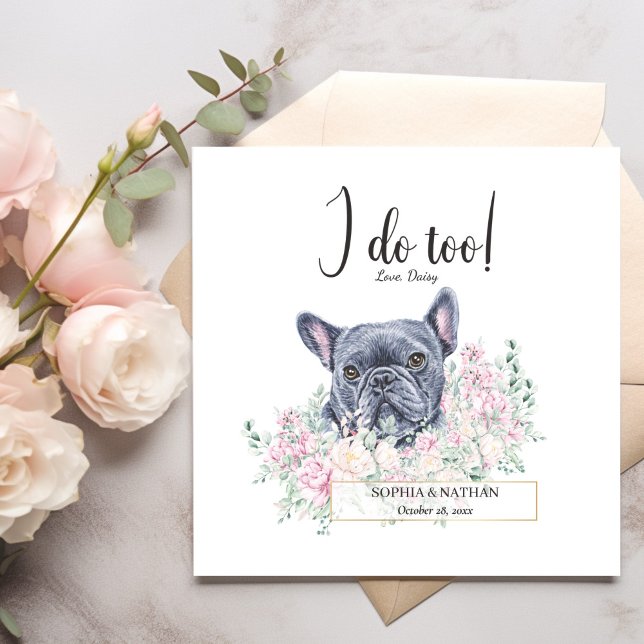 Serviette En Papier Chien de Chien de Chien Mariage Cocktail  serviett (Créateur téléchargé)