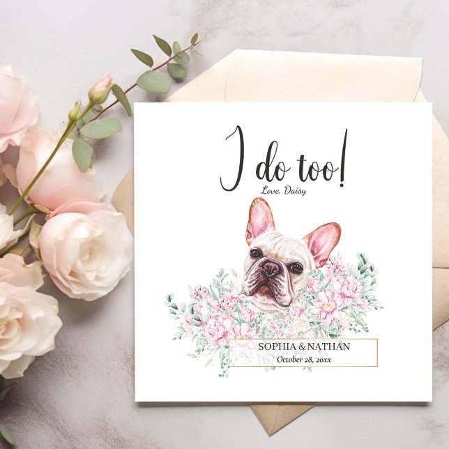 Serviette En Papier Chien de Chien de Chien Mariage Cocktail  serviett (Créateur téléchargé)