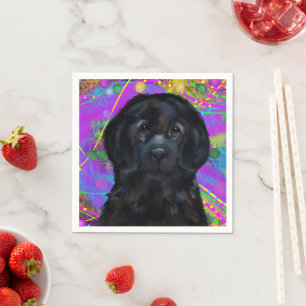 Serviette En Papier Chien de Terre-Neuve