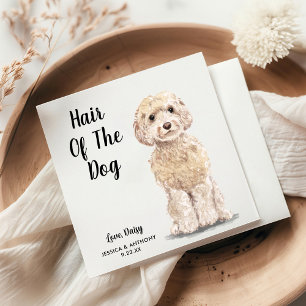 Serviette En Papier Chien Mariage Cocktail serviettes