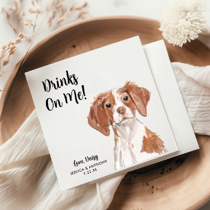 Serviette En Papier Chien Mariage Cocktail serviettes