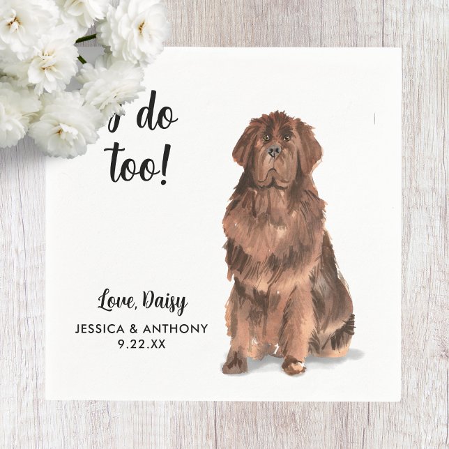 Serviette En Papier Chien Mariage Cocktail serviettes (Créateur téléchargé)