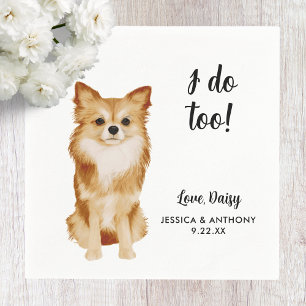 Serviette En Papier Chien Mariage Cocktail serviettes