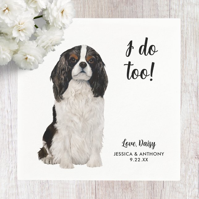 Serviette En Papier Chien Mariage Cocktail serviettes (Créateur téléchargé)
