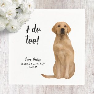 Serviette En Papier Chien Mariage Cocktail serviettes